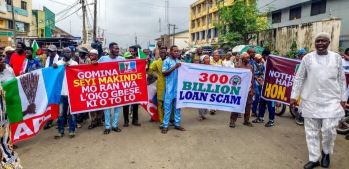 Oyo APC ₦300bn Loan Protest