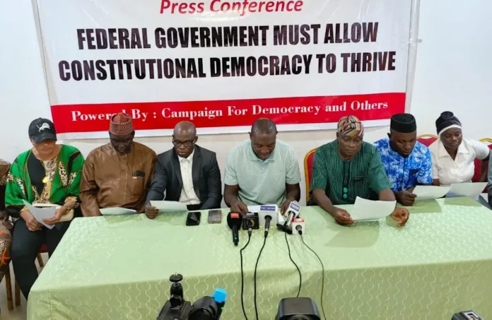 CSOs warn on Nigeria democracy threats