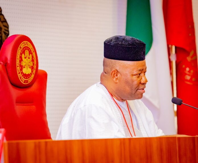 Akpabio delivers powerful Senate plenary